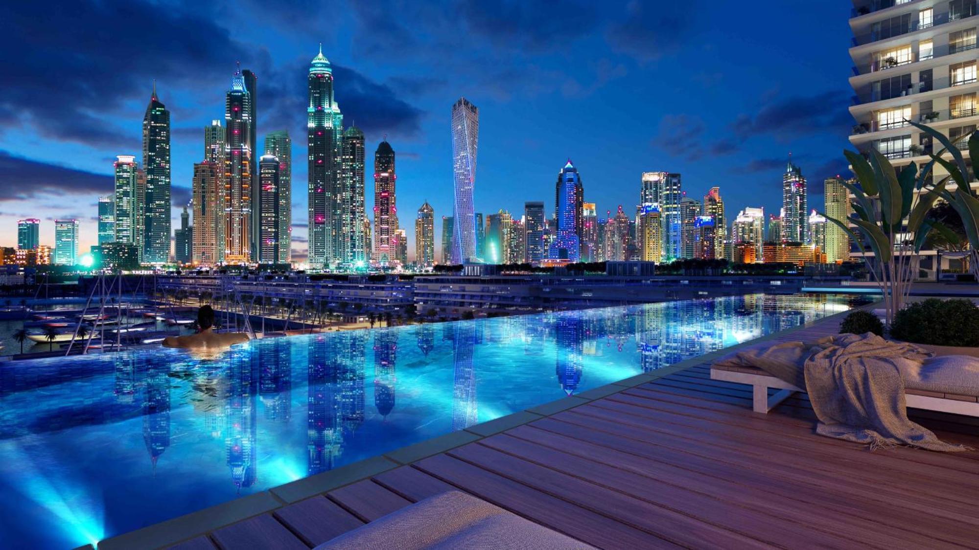 Lux Bnb I Sun Rise Bay I Palm & Sea View Appartement Dubai Buitenkant foto